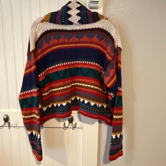 62 East 90s Southwestern Vintage Knitted Cardigan - Picture 3 of 6